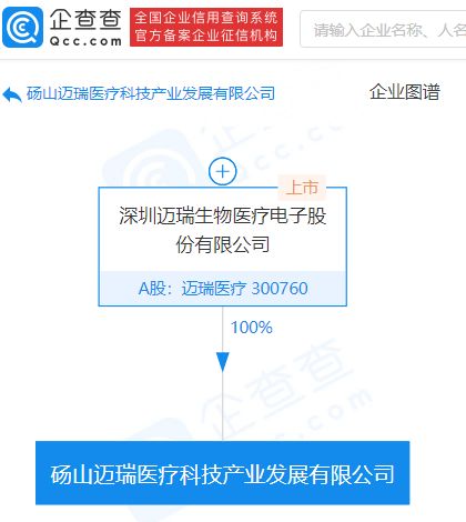邁瑞醫(yī)療布局軟件新賽道 4億元成立科技產(chǎn)業(yè)發(fā)展公司，專注軟件開發(fā)與銷售